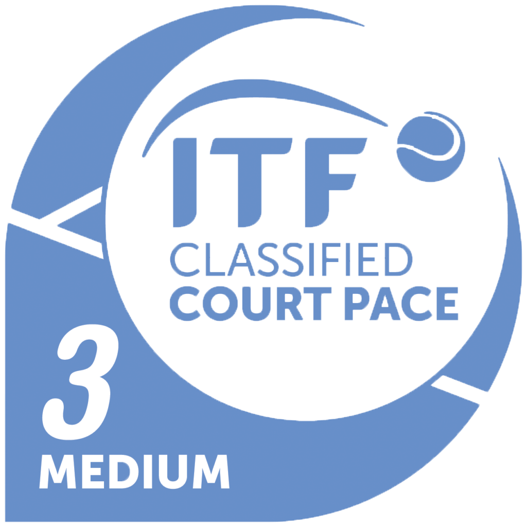 ITF Classified Court Pace badge — Category 3, Medium
